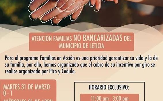 image for Atención familias no bancarizadas del municipio
