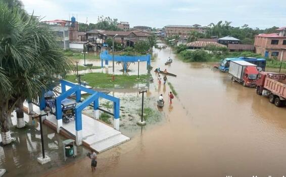 image for Rio Marañon se descorda en el distrito de Manseriche