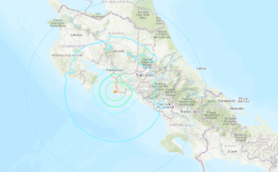 Sismo sacude costa del Pacífico de Costa Rica image for Sismo sacude costa del Pacífico de Costa Rica