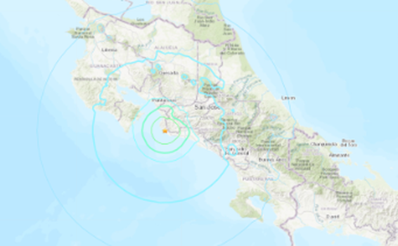 image for Sismo sacude costa del Pacífico de Costa Rica