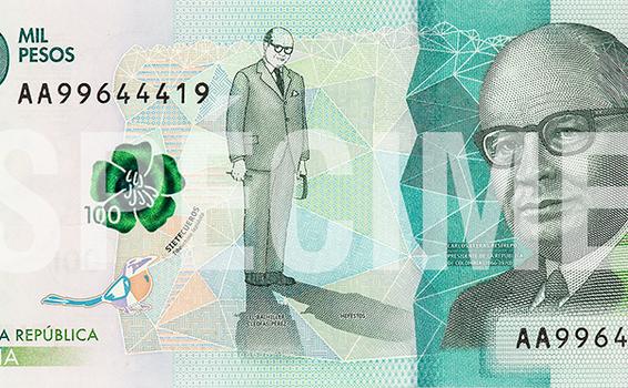 image for Billete de 100 mil pesos cinco pasos para reconocerlo