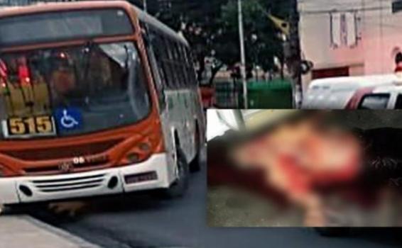 O assaltante fugiu do local sem ser identificado Onibus da linha 515