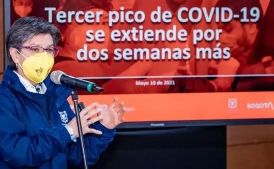 image for Claudia López alerta y dice estar al borde del colapso / Covid