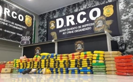 Apreende 130 quilos de cocaína pura produzida na Colômbia image for Apreende 130 quilos de cocaína pura produzida na Colômbia