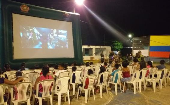 Parque de Leticia en un cine al parque