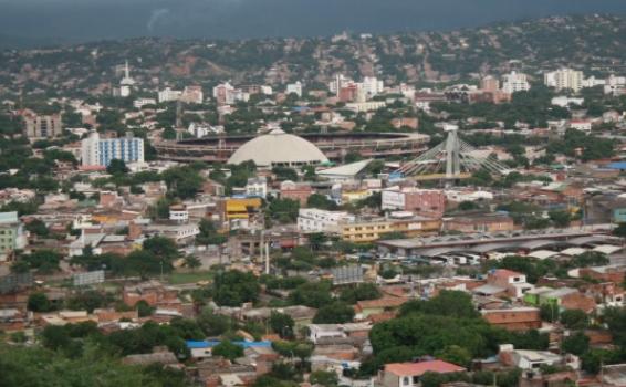 Imagenes de Cucuta desde un lado alto de la ciudad
