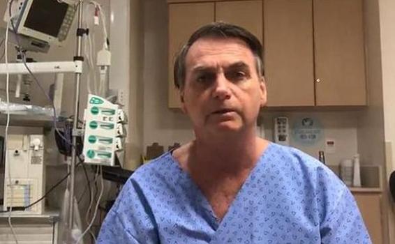 Bolsonaro no hospital em Sao Paulo 