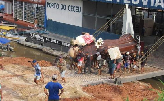 image for Município de Santo Antônio do Iça recebe imagem do padroeiro