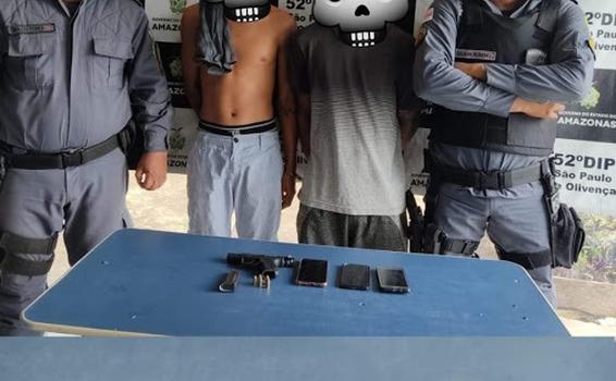 image for Polícia Militar apreende dupla suspeita de roubo