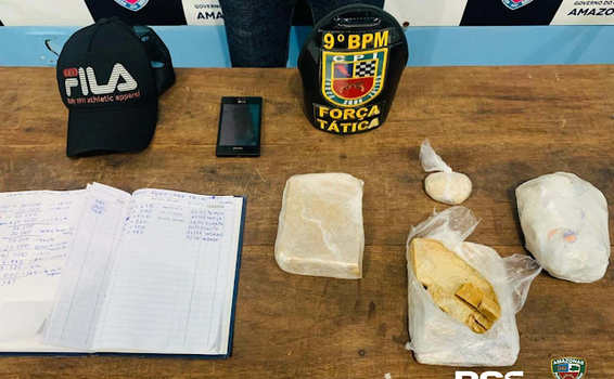 image for Polícia Militar detém homem com mais de 1kg de drogas