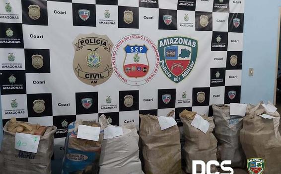 Policiais apreendem 280 quilos de drogas em Coari image for Policiais apreendem 280 quilos de drogas em Coari