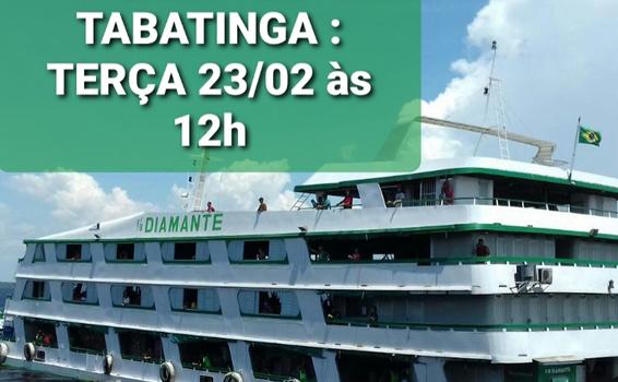 F/B DIAMANTE estará saindo hoje de Tabatinga às 12h image for F/B DIAMANTE estará saindo hoje de Tabatinga às 12h