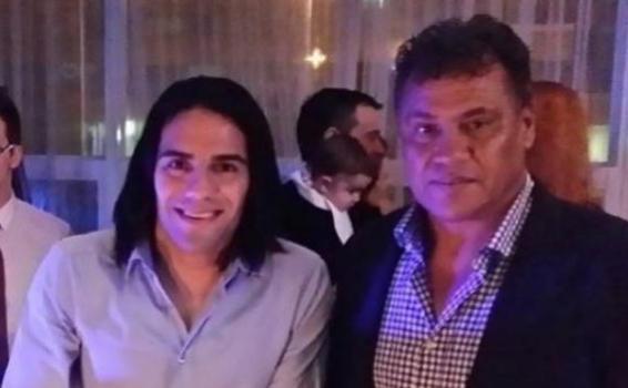 Radamel García King e hijo en una foto