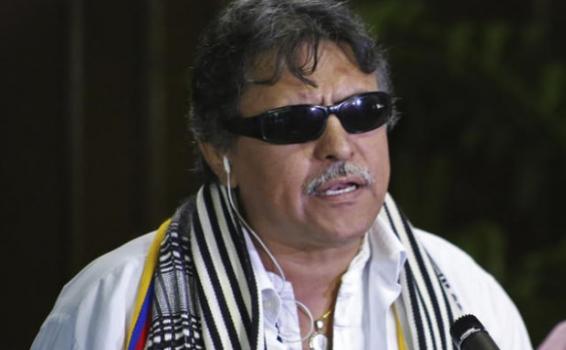 Jesus Santrich en una foto de gafas