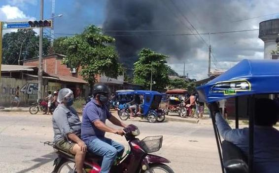 image for Incendio en el Distrito de Manantay