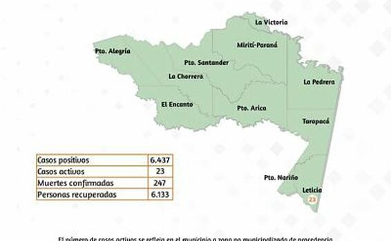 image for Reporte situacional del Covid en el Amazonas colombiano