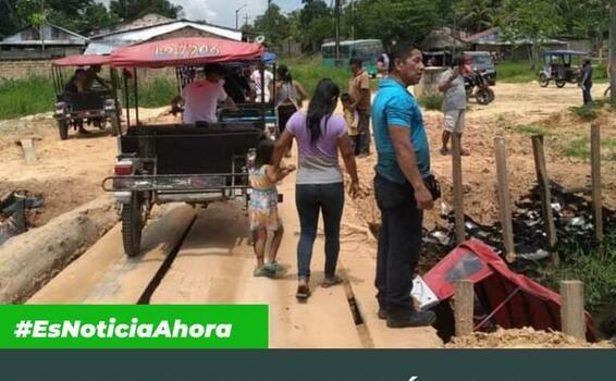 image for Motocarrista cae desde un puente en Correntillo