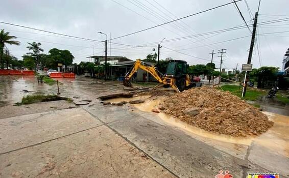 image for Calle declarada como ZONA DE EMERGENCIA por la USPDL