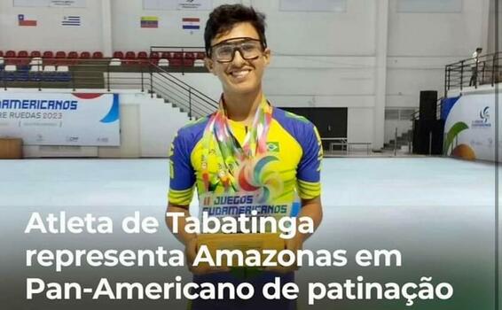 image for Atleta de Tabatinga representará o Brasil em Pan-Americano de patinação