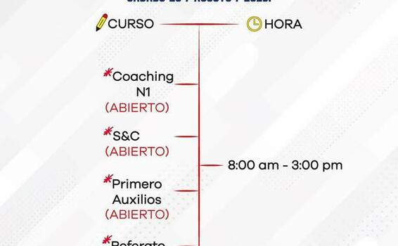 image for Curso del dia 26 cambian de locación