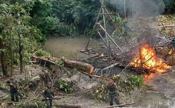 image for Golpe a la Minería Ilegal en Río Marañón 