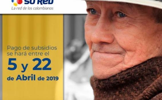 Imagen publicitaria de una persona de la tercera edad