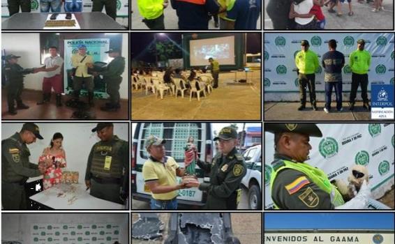 Imagenes de la policia termina la semana 