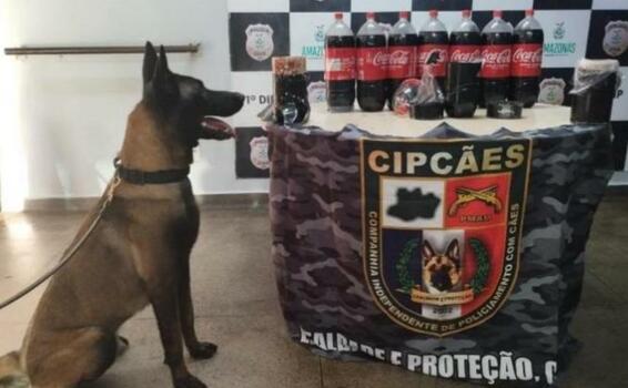 image for Homem e preso com 18 kg de cocaina escondidos em garrafas