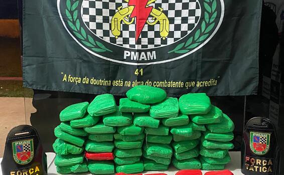 image for Força Tática apreende drogas avaliada em 300 mil Reais