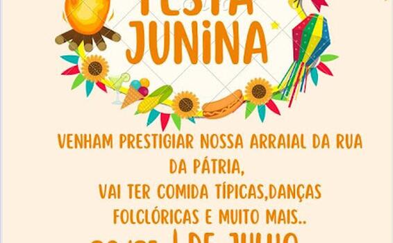 image for Festa Julina dias 30 e 31 de Julho na rua da Pátria