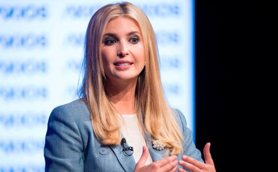 Ivanka Trump en una charla conferencia