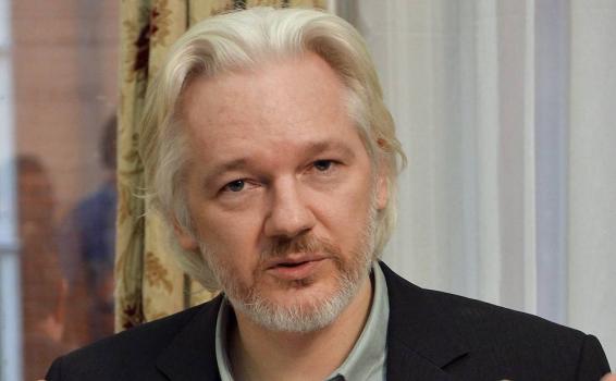 Julian Assange en una foto