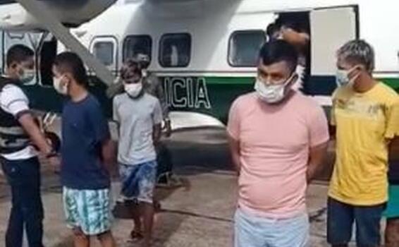 image for Quadrilha los miserables de Isla Santa Rosa son trasladados al penal de Iquitos