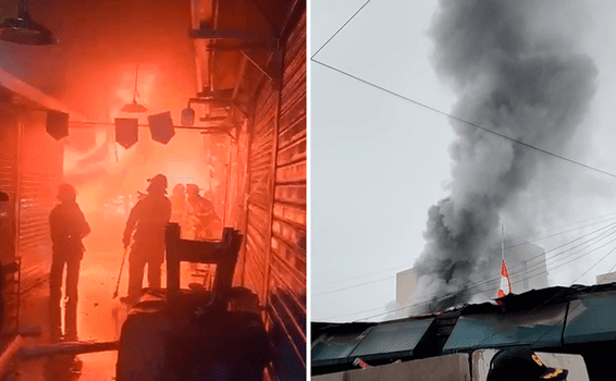 image for Incendio en centro de Lima