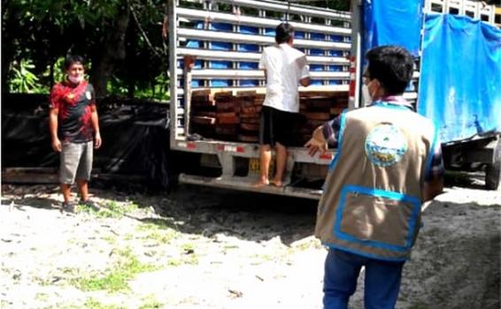 image for Vehículo fue intervenido durante operativo en la carretera Iquitos Nauta