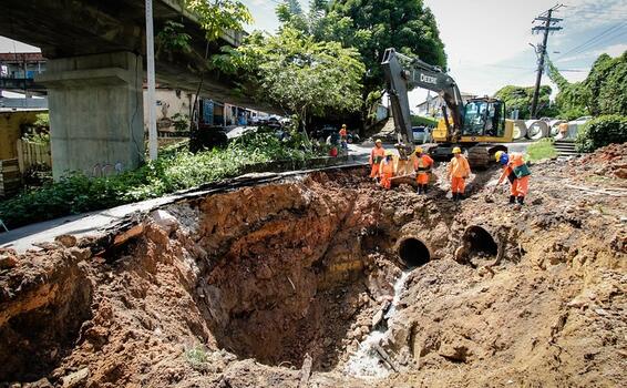 Prefeitura intensifica obra emergencial próxima ao viaduto image for Prefeitura intensifica obra emergencial próxima ao viaduto