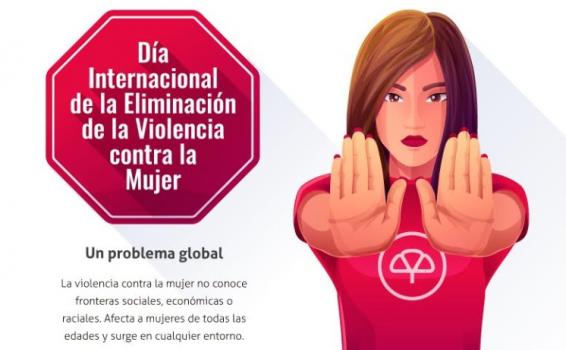 Así es la violencia contra la mujer se encuentra en todos los estratos sociales Imagen promocional para el dia de la mujer