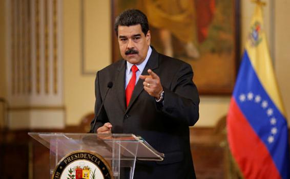 Nicolas Maduro en discurso