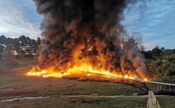 image for Explosión en oleoducto de Barrancabermeja