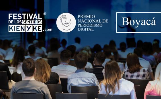 El periodismo digital a las regiones de Colombia Personas en una conferencia