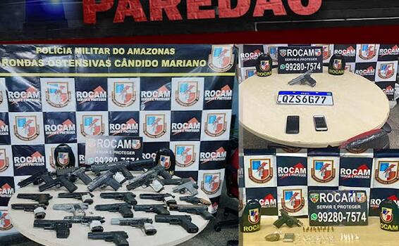 image for Polícia Militar apreende 27 simulacros de arma de fogo