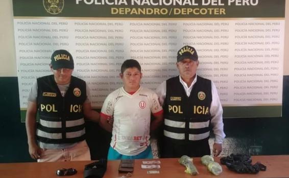 Capturan a labajacho en posesion de marihuana Personas en una judialiacion
