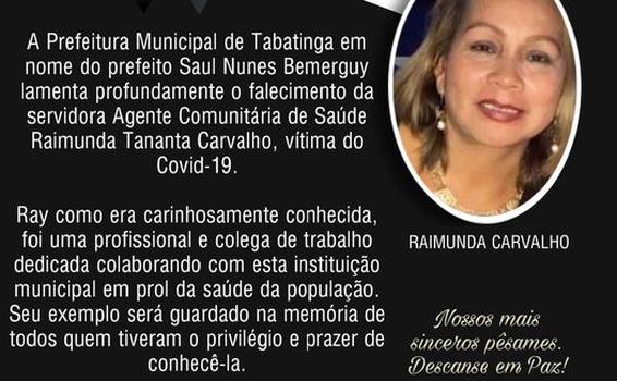 image for Prefeitura lamenta o falecimento da servidora Agente Comunitária de Saúde