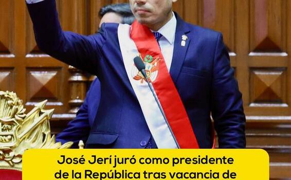 José Jerí Jura como Nuevo Presidente de la República image for José Jerí Jura como Nuevo Presidente de la República