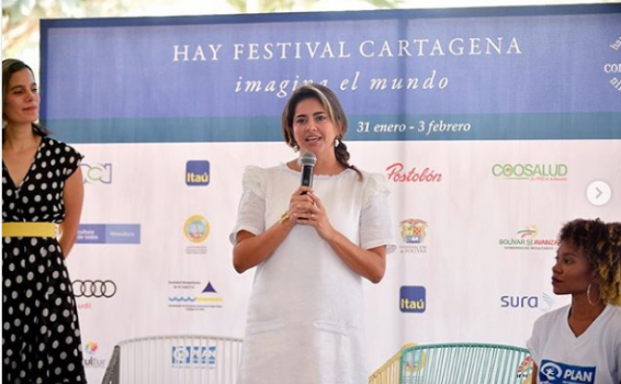 Maria Juliana Ruiz en intervencion en 