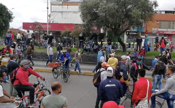 image for Manifestantes bloquearon sector de Yomasa