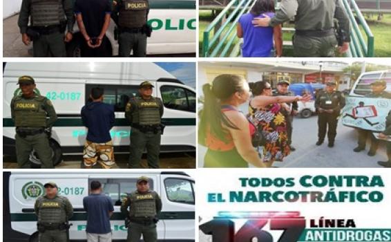 Fotos de diferentes acciones policiales en Leticia