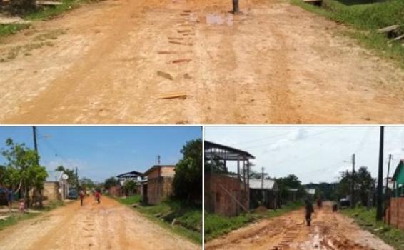 Rua Noemia vai a receber o concreto armado Rua Noemia
