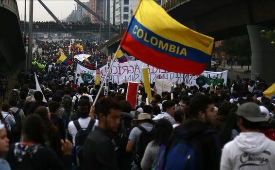 image for New day of national strike in Colombia