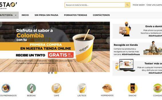image for Tostao’ Café & Pan lanza su tienda virtual en Colombia